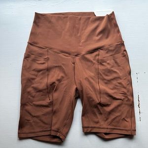 Medium Rust Color NWT Aerie Offline Real Me Biker Shorts